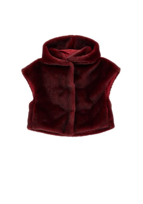Gilet in pelliccia sintetica MONNALISA KIDS | 17H105 80340069